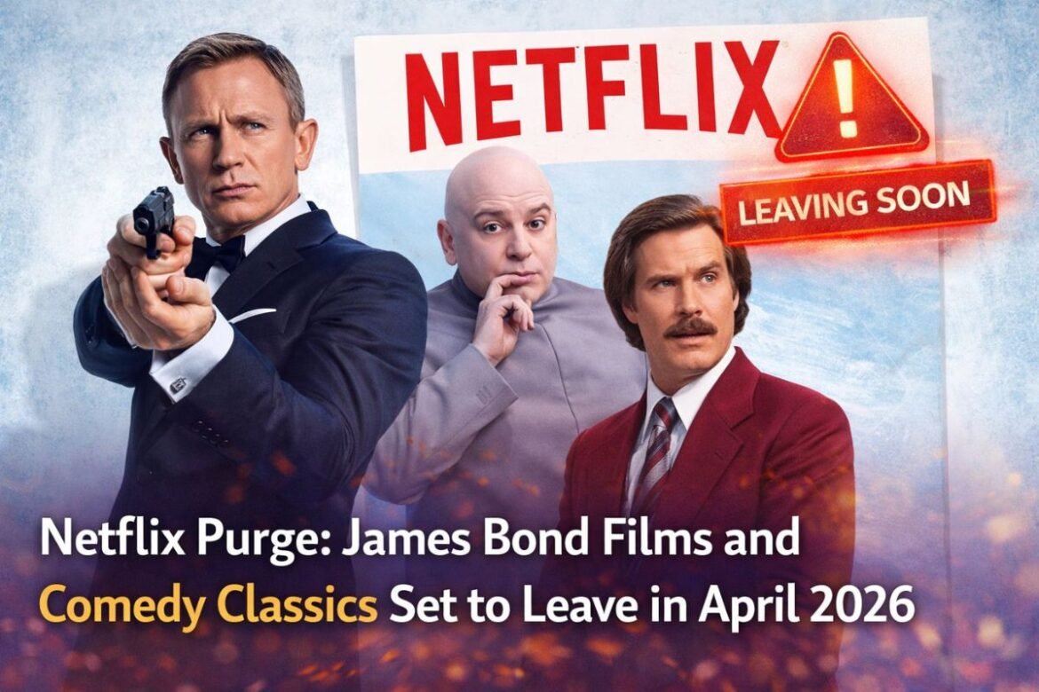 Netflix Purge James Bond Films and Comedy Classics Set to Leave in April 2026