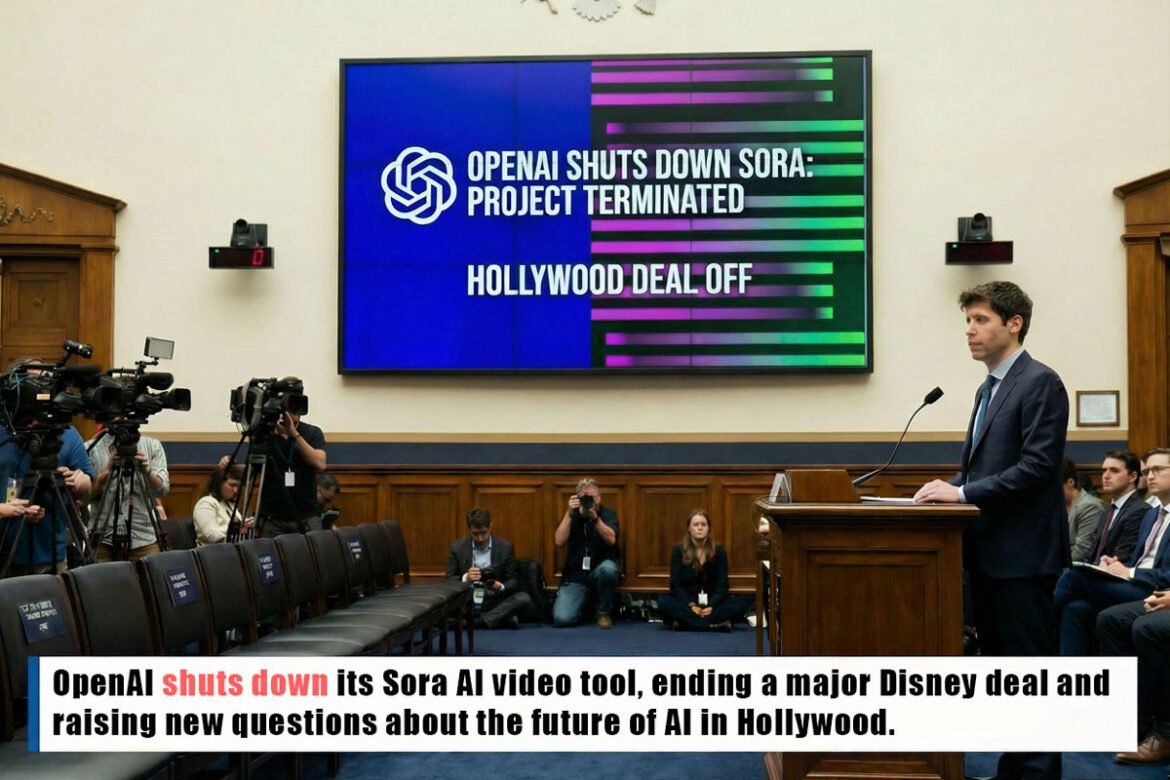 OpenAI Shuts Down Sora AI Video Tool, Ending High-Profile Hollywood Deal