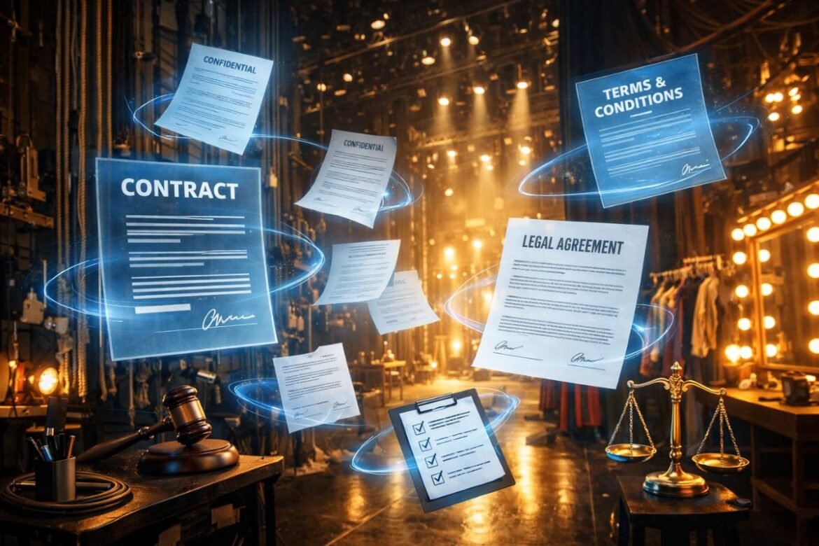 Broadway theater stage representing antitrust investigation in the live entertainment industry in 2026