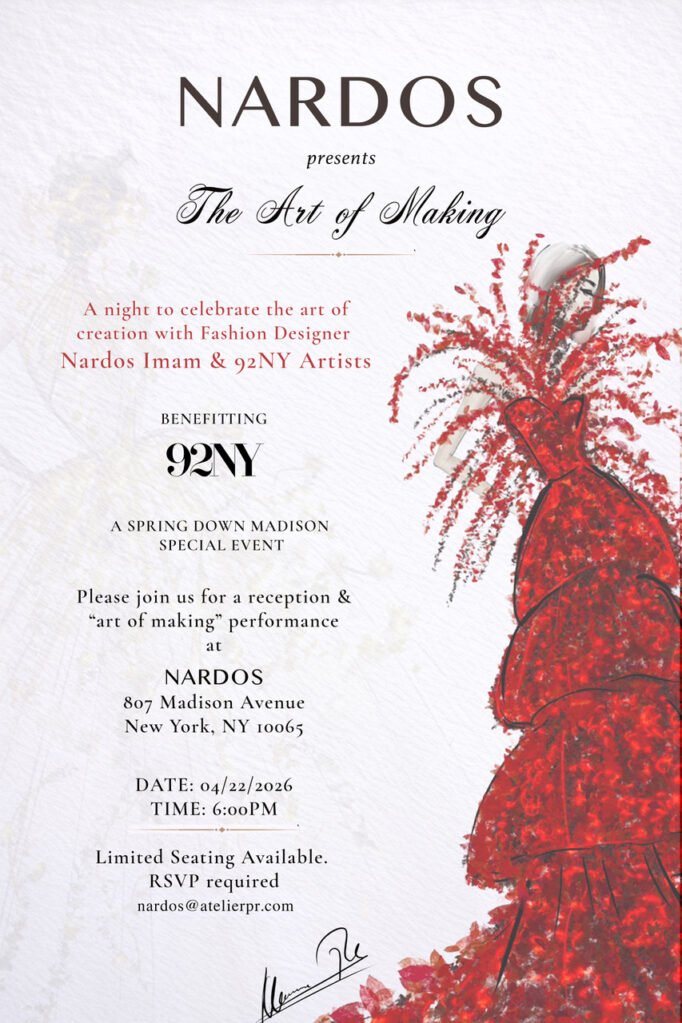 NARDOS Hosts “The Art of Making” Live Fashion Event in New York