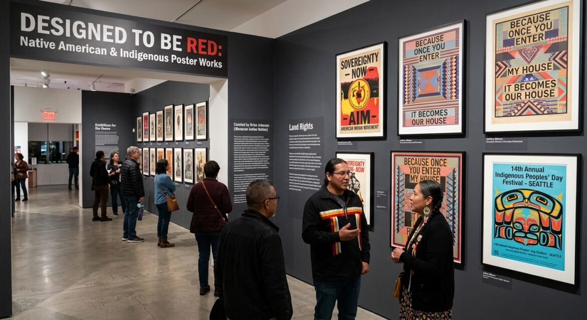 Designed to Be Red: Native American & Indigenous Poster Works at Poster House