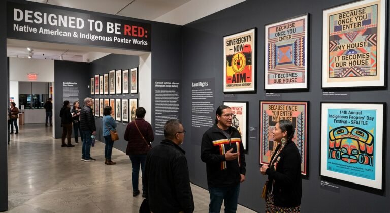 Designed to Be Red: Native American & Indigenous Poster Works at Poster House