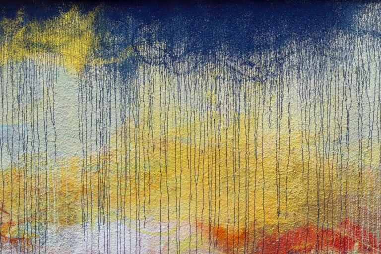 Miya Ando’s Rain Drawings: Where Language, Indigo, and Time Make the Invisible Visible